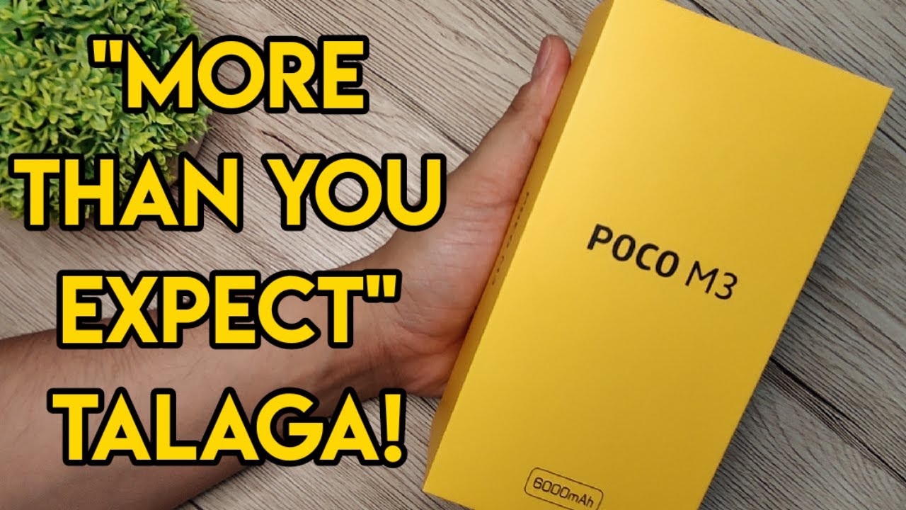 POCO M3 quick unboxing (Pinoy): "More Than You Expect" Bagong Budget Smartphone, #POCOmazing!