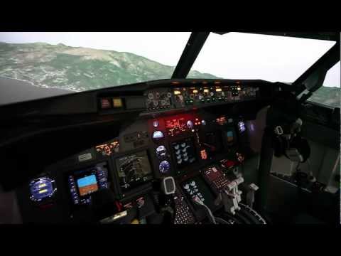 B737NG Projection Simulator Takeoff