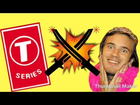 PEWDIEPIE VS T-SERIES LIVE SUB COUNT