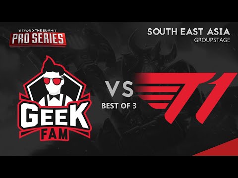 Geek Fam vs T1 Game 1 (BO3) | BTS Pro Series: SEA