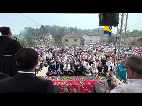 Plemenit i patriotski govor Franjevca na otvorenju dzamije u Lijesevi- primjer Bosne ponosne.