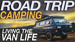 Road Trip Camping (EPIC views) - Living The Van Life