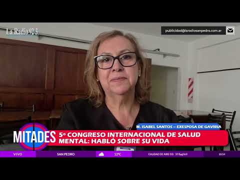 María Isabel Santo en el 5to congreso internacional de salud mental