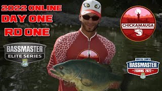 Bassmaster Fishing 2022 Online Chickamauga Lake Elite Day 1 Round 1 Gameplay April 1 - April 11