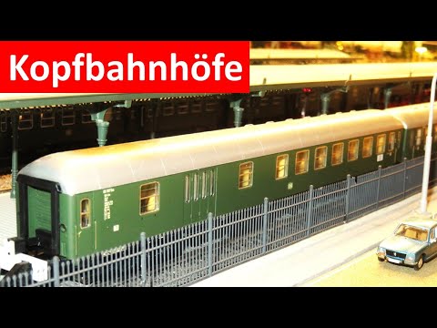 Kopfbahnhöfe für die Modellbahn