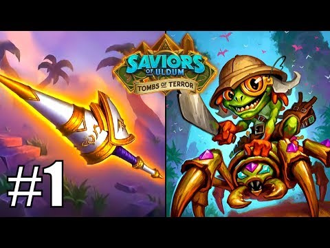 ENTERING THE SCORCHING DUNES! Hearthstone Saviors of Uldum Tombs of Terror Scorching Dunes #1 (2019)