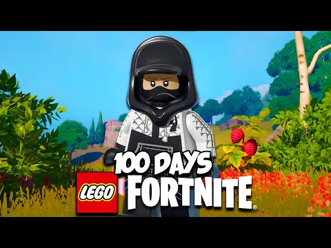 100 Days in LEGO Fortnite?! (CRAZY Survival Story)