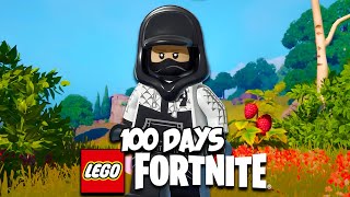 I Survived 100 Days in Lego Fortnite