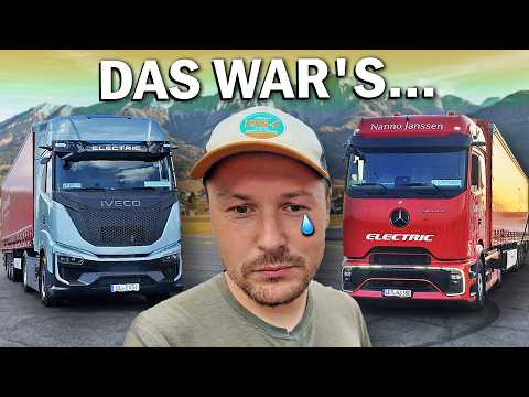 Meine letzte Tour als Elektrotrucker im internationalen Fernverkehr