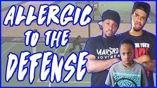 HE'S ALLERGIC TO DEFENSE!! - NBA 2K16 MyPark Gameplay ft. Trent