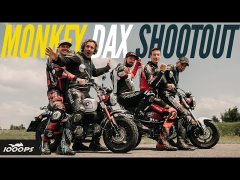 Wer ist der Schnellste? 1000PS-Battle mit Honda Dax und Monkey auf der SuperMoto-Strecke
