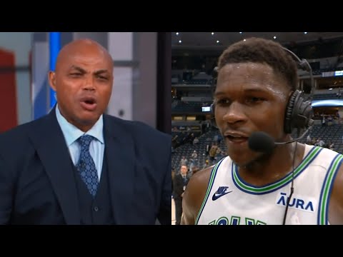 Anthony Edwards tells Chuck to bring his a*s to Minnesota after Game 7 win