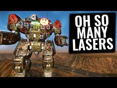 TONS OF LASERS! - Thunderbolt Top Dog Build - German Mechgineering #14 - Mechwarrior Online 2019 MWO