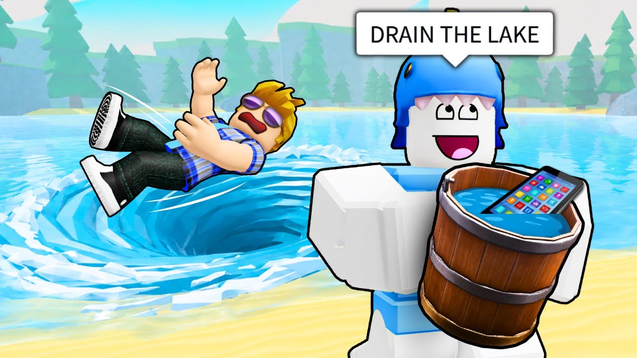 Drain the Lake 🌊 FUNNY MOMENTS (TREASURE)