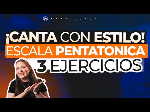 ESCALA PENTATÓNICA MAYOR EN TRES EJERCICIOS | ESCALA PARA HACER MELISMAS | YEKA COACH