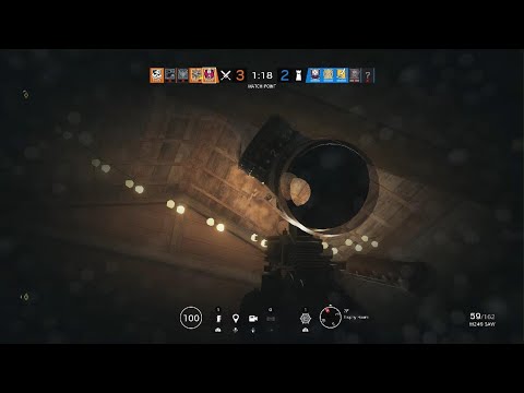R6 PS4 solo queue rank clip against some Champions