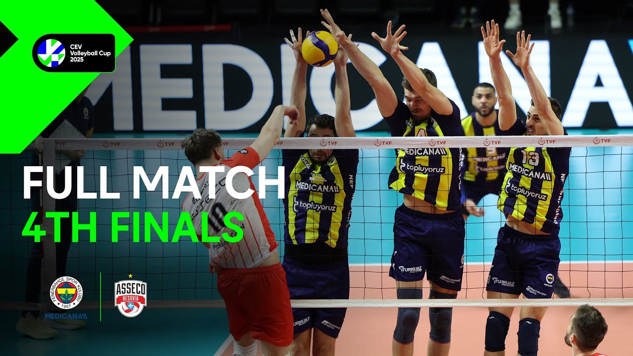 LIVE | Fenerbahçe Medicana ISTANBUL vs. Asseco Resovia RZESZOW | CEV Volleyball Cup 2025