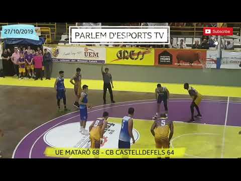 Últimos Segundos del UE MATARÓ - CB CASTELLDEFELS (LIGA EBA) 27/10/2019