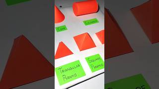 3D Shapes For School Project #diy #3dmodel #craft #papercraft