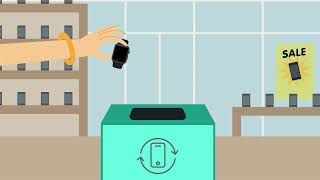 Take electronic waste to drop-off points