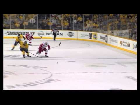 Cory Emmerton first ever Playoff Goal HD Game 2 April 13 2012