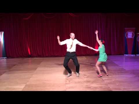 ESDC 2015 - Advanced Lindy Hop Classic Showcase - Prelims - Gustav Jakobsson & Laia Puig Azagra