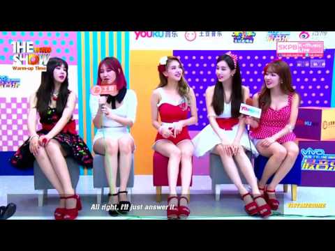 [ENG SUB] Fiestar @ The Show Warm Up interview (cut)