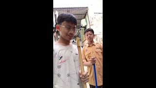 Vlog membersihkan lingkungan pondok 
