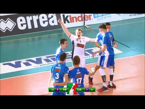 Campionato Serie A2 maschile Club Italia - Tuscania 1-3 highlights