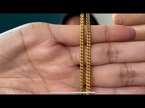 Mene 24k Gold Narrow Flat Curb Chain Review