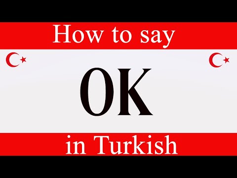 Part of a video titled Learn Turkish & How To Say "OK" in Turkish | Learn Turkish Language
