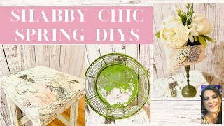 TRANSFORMING THRIFTED FINDS INTO SHABBY CHIC HOME DECOR  | DIY THRIFT FLIPS