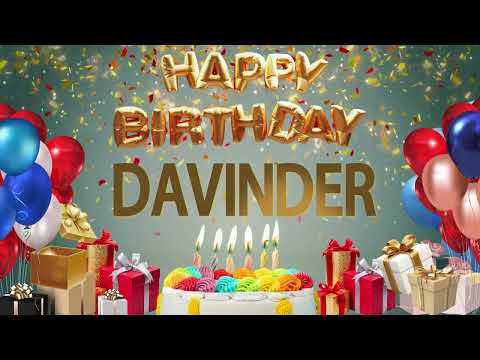 Davinder - Happy Birthday Davinder
