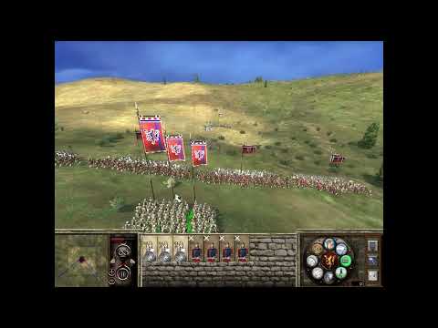 How to break lines with shield wall shock troops in Medieval II