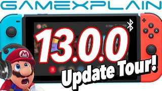 OMG! Switch Gets Bluetooth Audio Support! Nintendo Switch Version 13.0 Update TOUR! (+ Dock Update!)