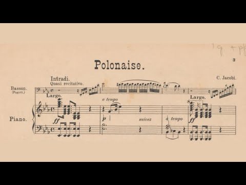 Carl Jacobi: Introduction and Polonaise, Op. 9 (1828)