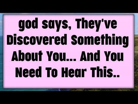 📃god says, They've Discovered Something About You... And You Need To Hear This..