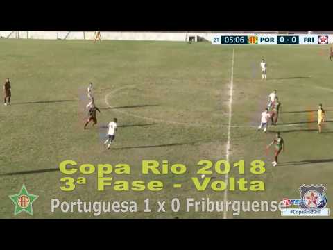 Copa Rio 2018 - Portuguesa 1 x 0 Friburguense - 3ª Fase - Jogo de Volta
