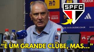 INACREDITAVEL! OLHA OQUE O TITE FALOU APÓS ACERTO COM O SÃO PAULO! NOTICIAS DO SÃO PAULO