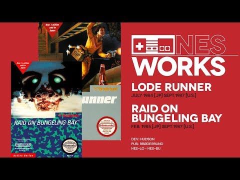 Lode Runner & Raid on Bungeling Bay retrospective: Brød wars | NES Works #050