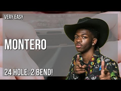 SUPER EASY: How to play Montero  by Lil Nas X on Tremolo Harmonica 24 Holes (Tutorial)