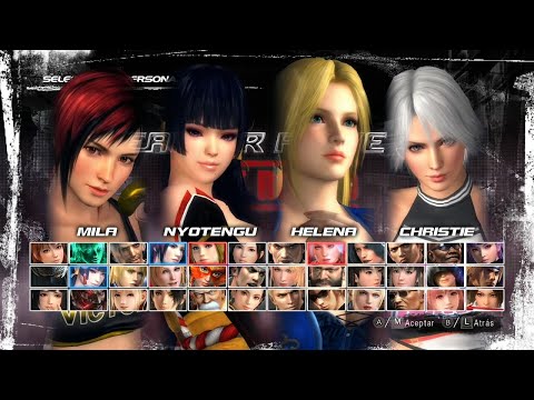 02 Mila y Nyotengu Vs Helena y Christie Ryona - DEAD OR ALIVE 5 Last Round PC