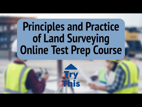 Principles and Practice of Land Surveying Online Test Prep Course ...