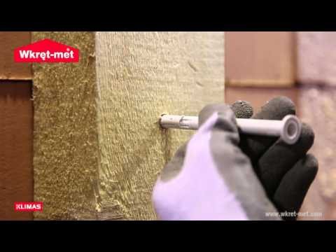 KPR-FAST – Kołek ramowy rozporowy – Klimas Wkręt-met – montaż