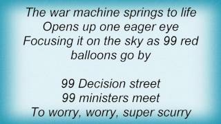 A.F.I. - 99 Red Balloons Lyrics