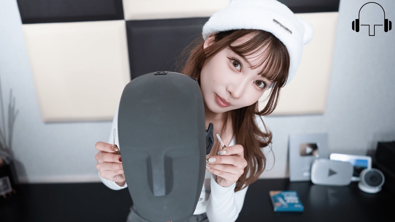 【大野真依】粘着耳かきで遊んであげる🐱💉　【ASMR / 4K】