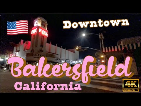 🇺🇸  Bakersfield, CA - Peaceful Downtown Evening Stroll
