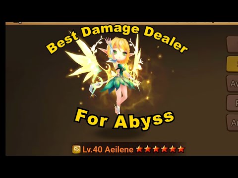 The Best Giants Abyss Hard Damage Dealer / Ailene Spotlight ( Summoners War )