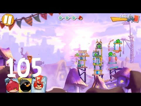 Angry Birds 2: level 105, 3Star
