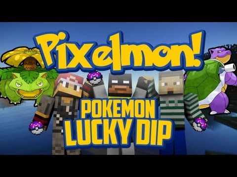 Pixelmon *New* Mini-Game! Pokemon Lucky Dip! WHAT THE HELL RICARDO! w/xRpMx13 & Ricardo